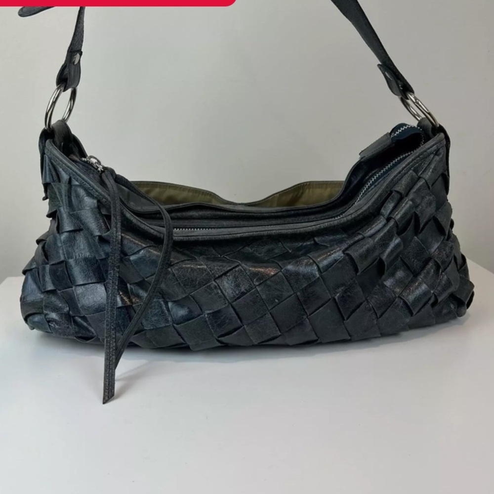 IN SEARCH OF !!!! woven leather latico bag